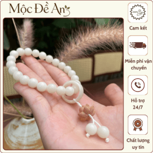 Vòng Bạch Liên Đeo Tay Size 8li