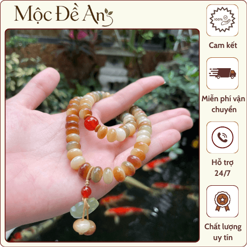 Vòng Phúc Thanh – Charm khánh mã não